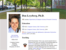 Tablet Screenshot of danleyzberg.com